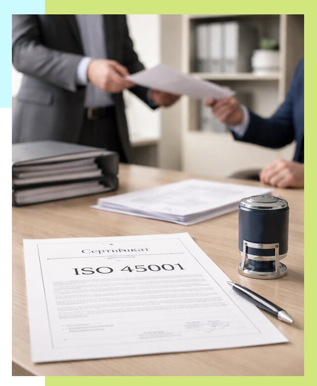 Сертификат ISO 45001 в Ессентуках под ключ от 45887 р. | Сертэкс
